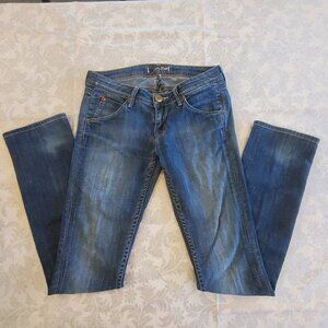 VTG Y2K Hudson Jeans Women's Denim Low Rise Medium Wash 2S